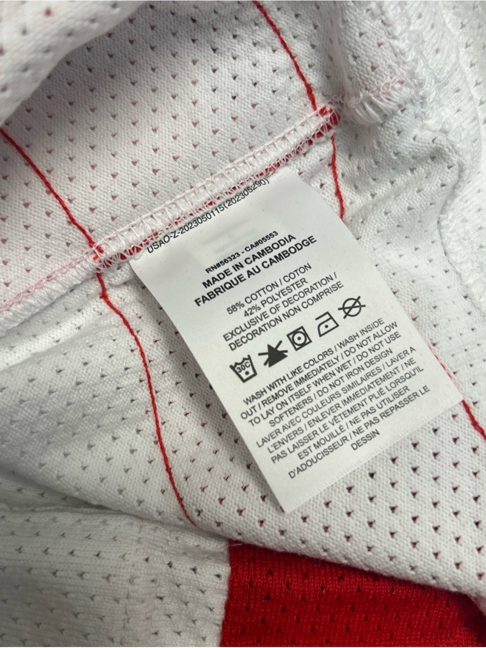 Nike Sportswear Club Oversized White Hockey Jersey Sweater HV1137-100 Men’s Smal - Picture 14 of 16